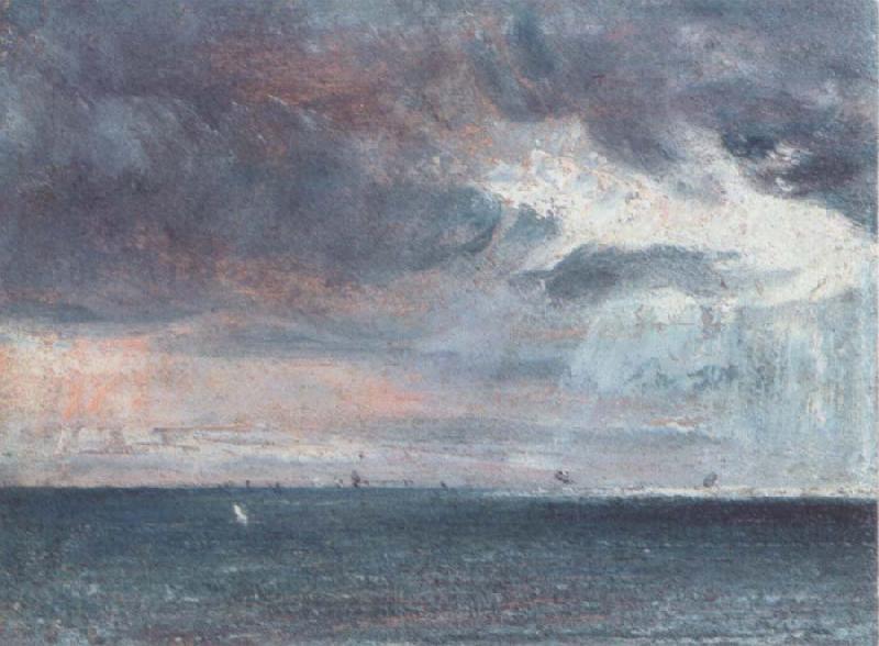 John Constable A storm off the coast of Brighton Spain oil painting art